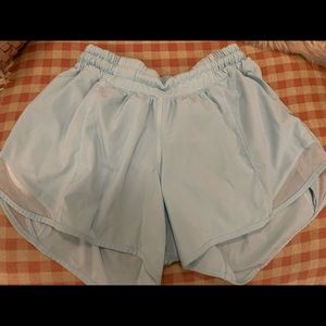 Light blue Lululemon shorts